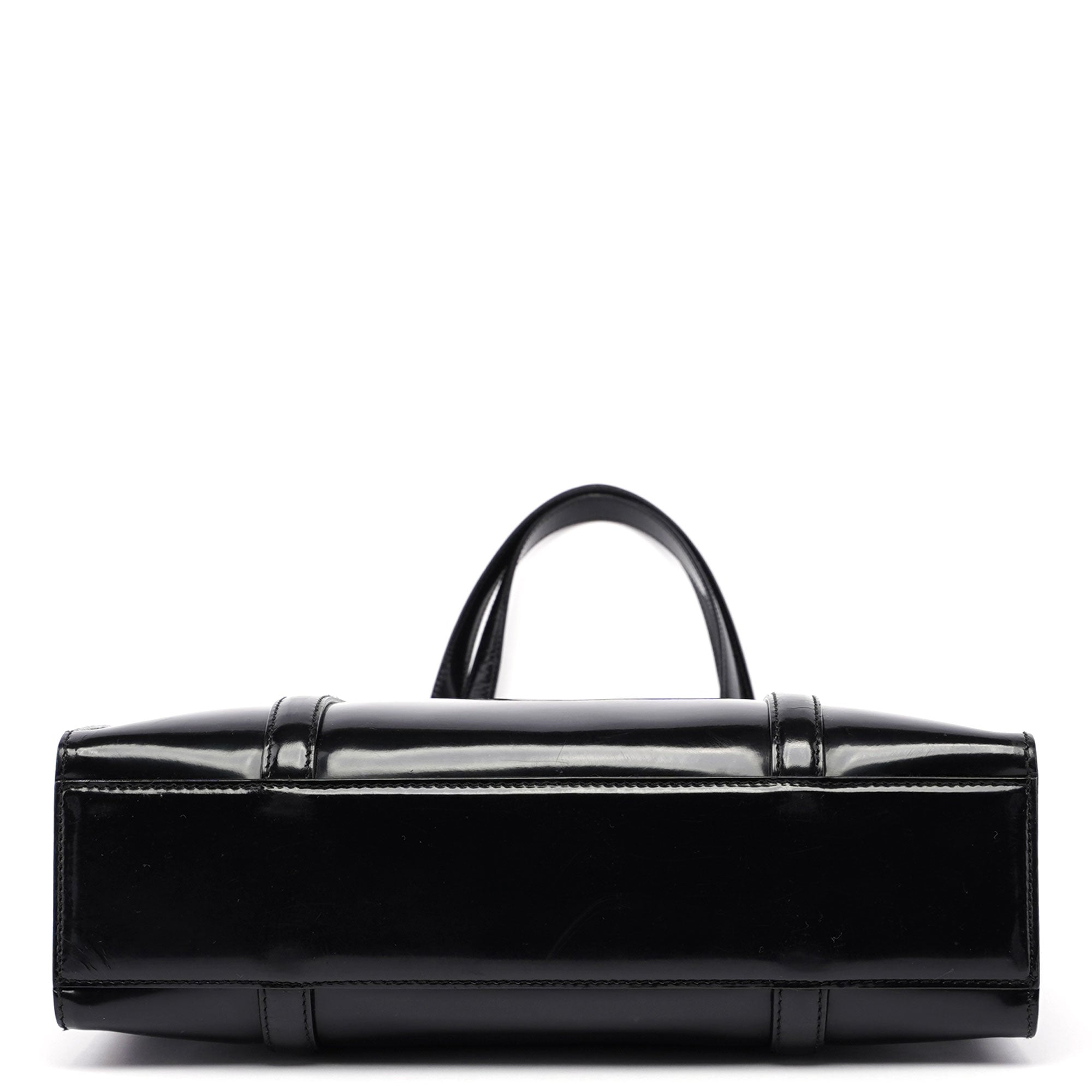 1995 Black Spazzolato Tote Bag