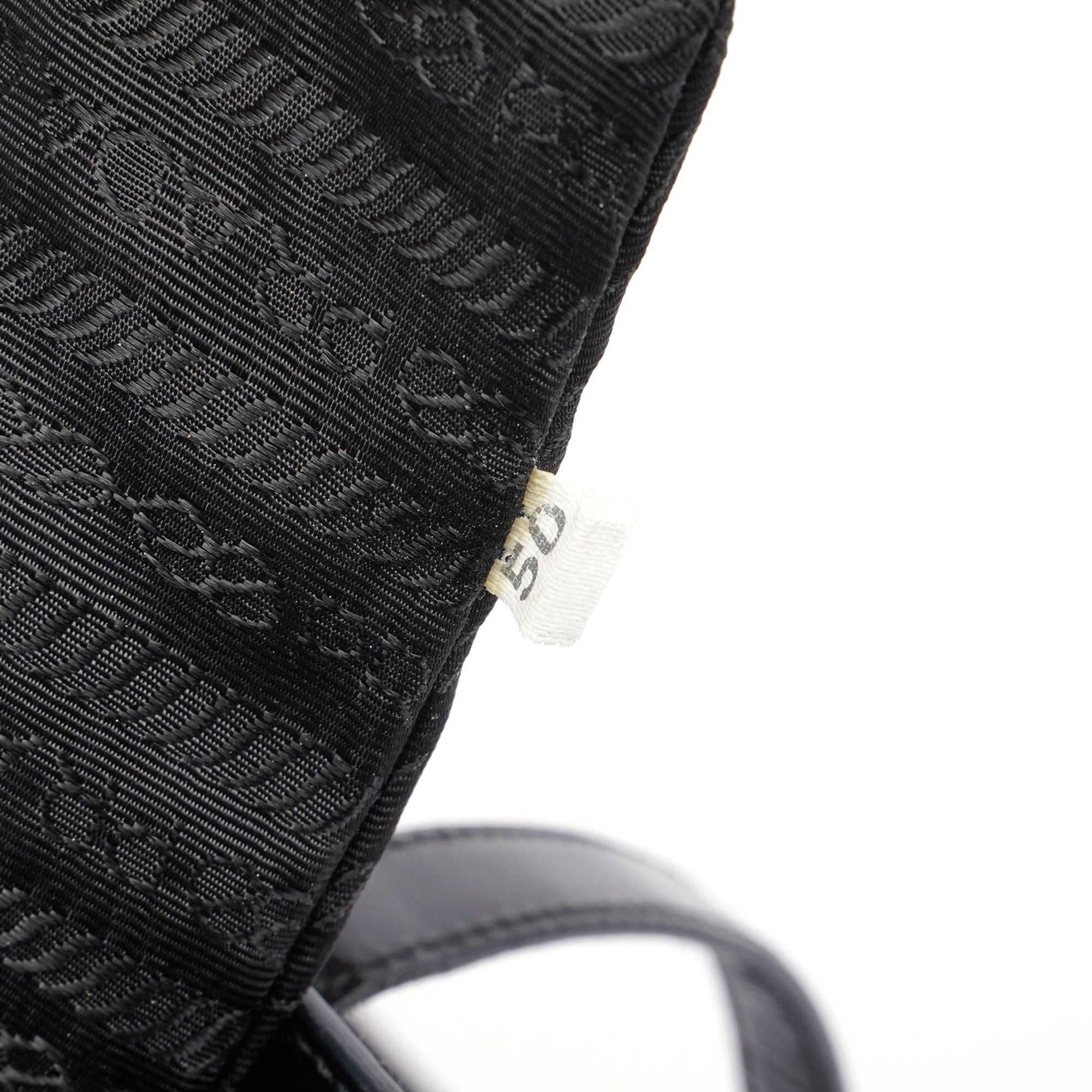 1995 Black Spazzolato Tote Bag