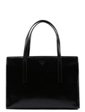 1995 Black Spazzolato Tote Bag
