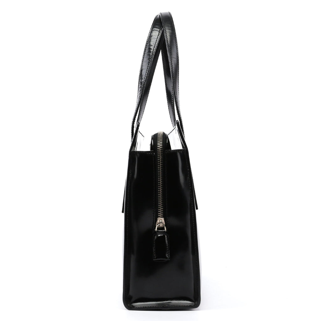 1995 Black Spazzolato Tote Bag