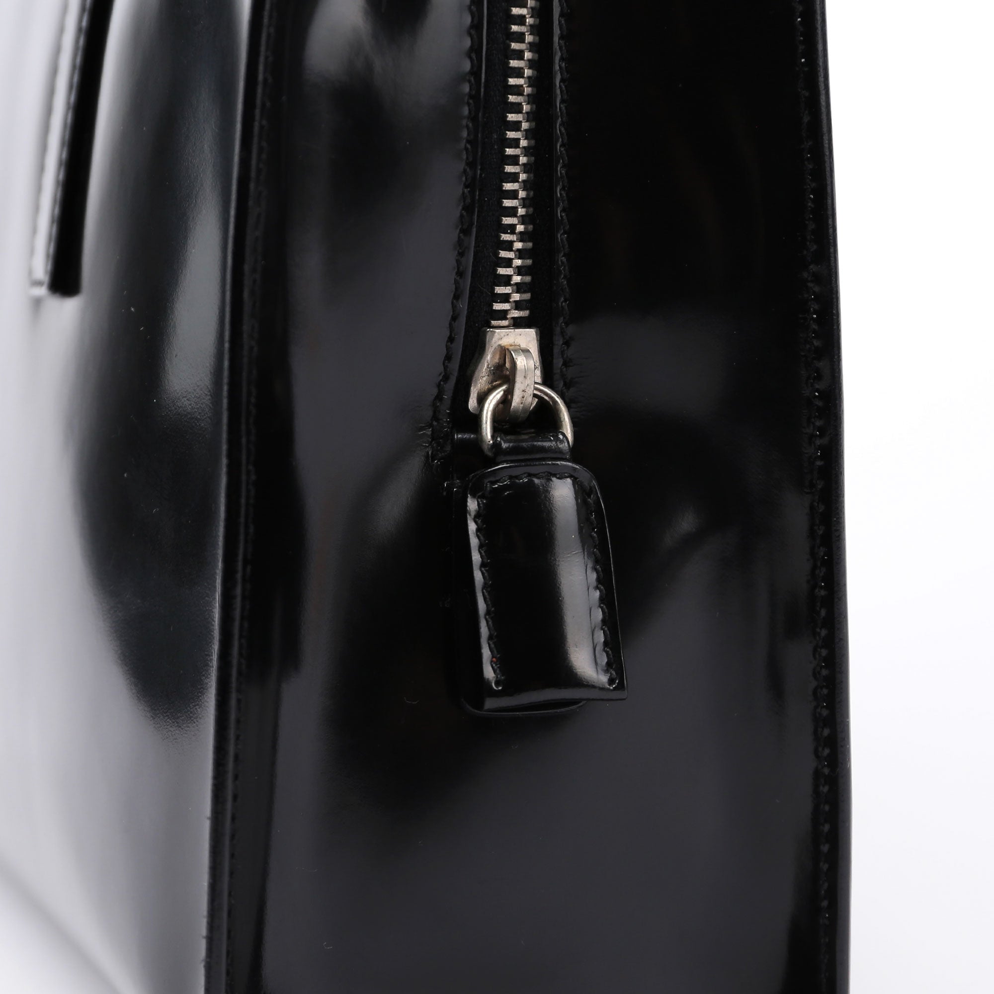 1995 Black Spazzolato Tote Bag