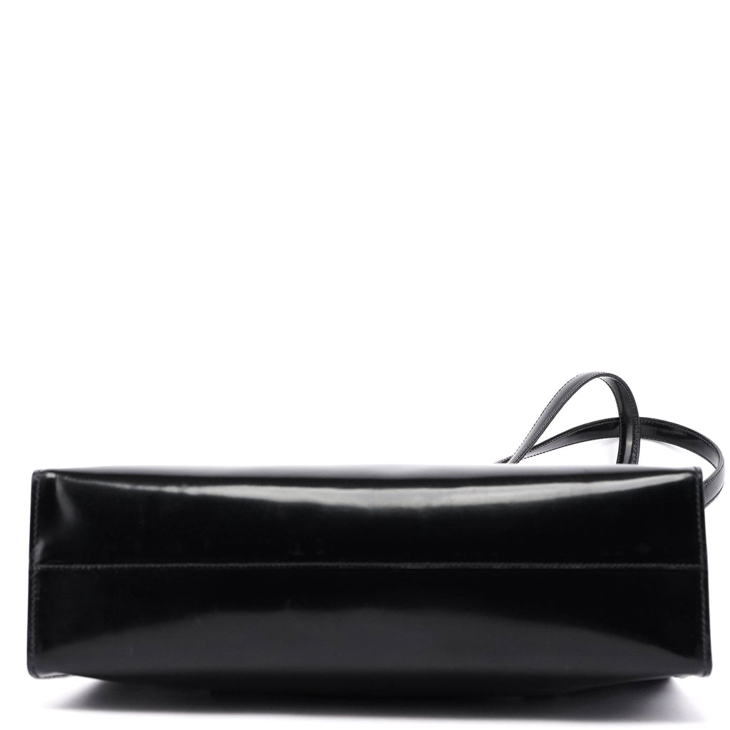 1995 Black Spazzolato Tote Bag