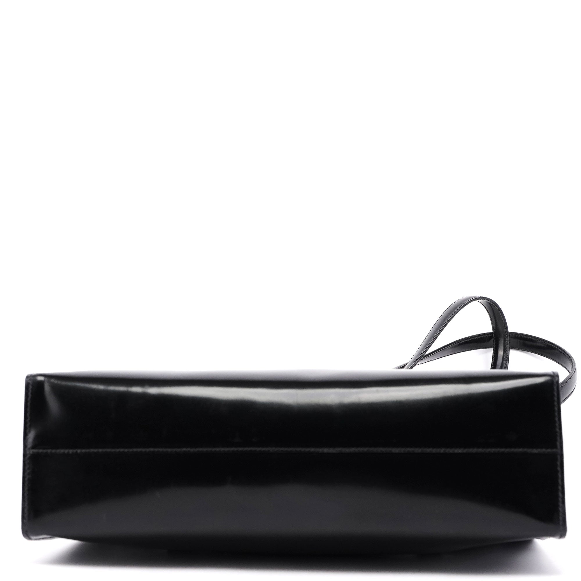 1995 Black Spazzolato Tote Bag