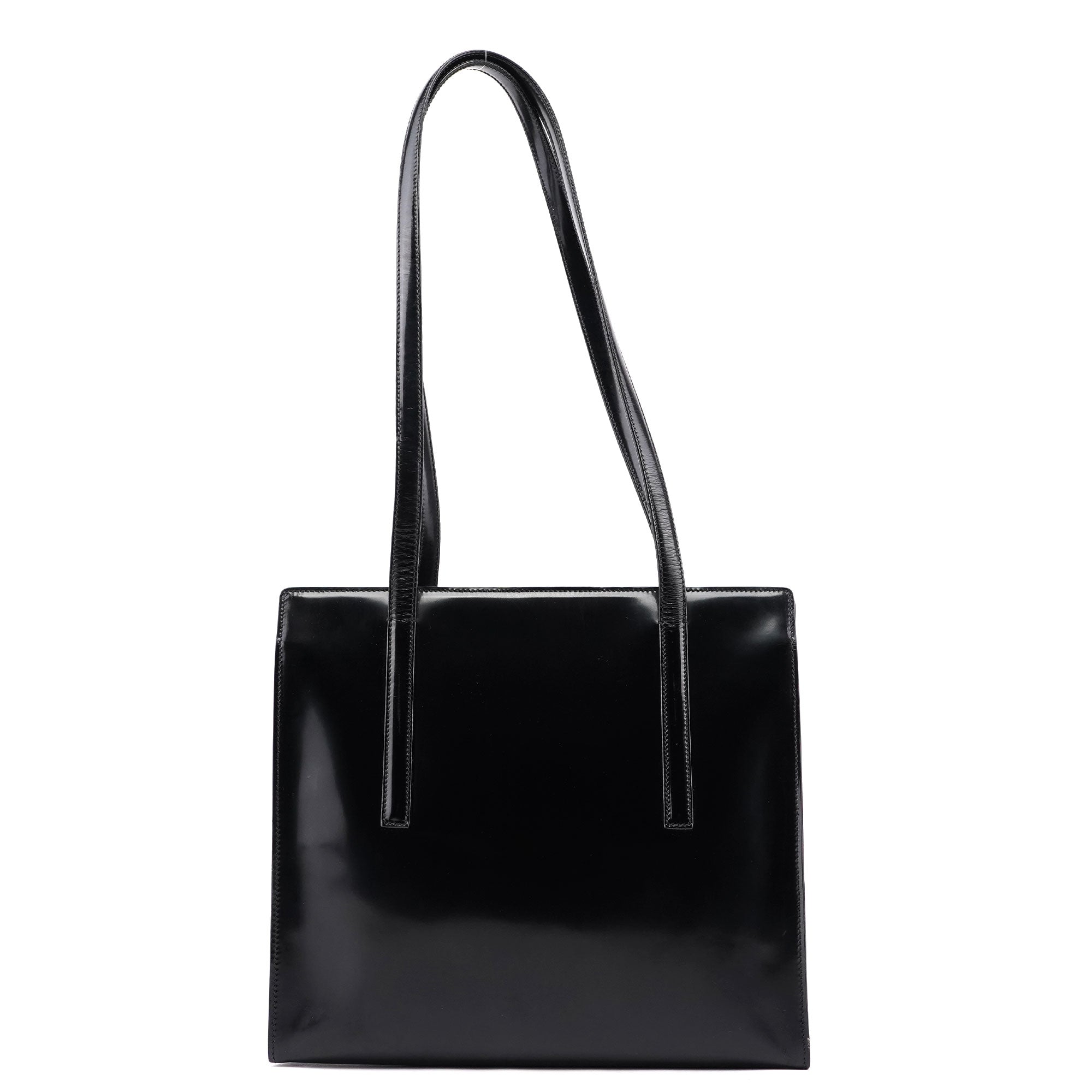 1995 Black Spazzolato Tote Bag