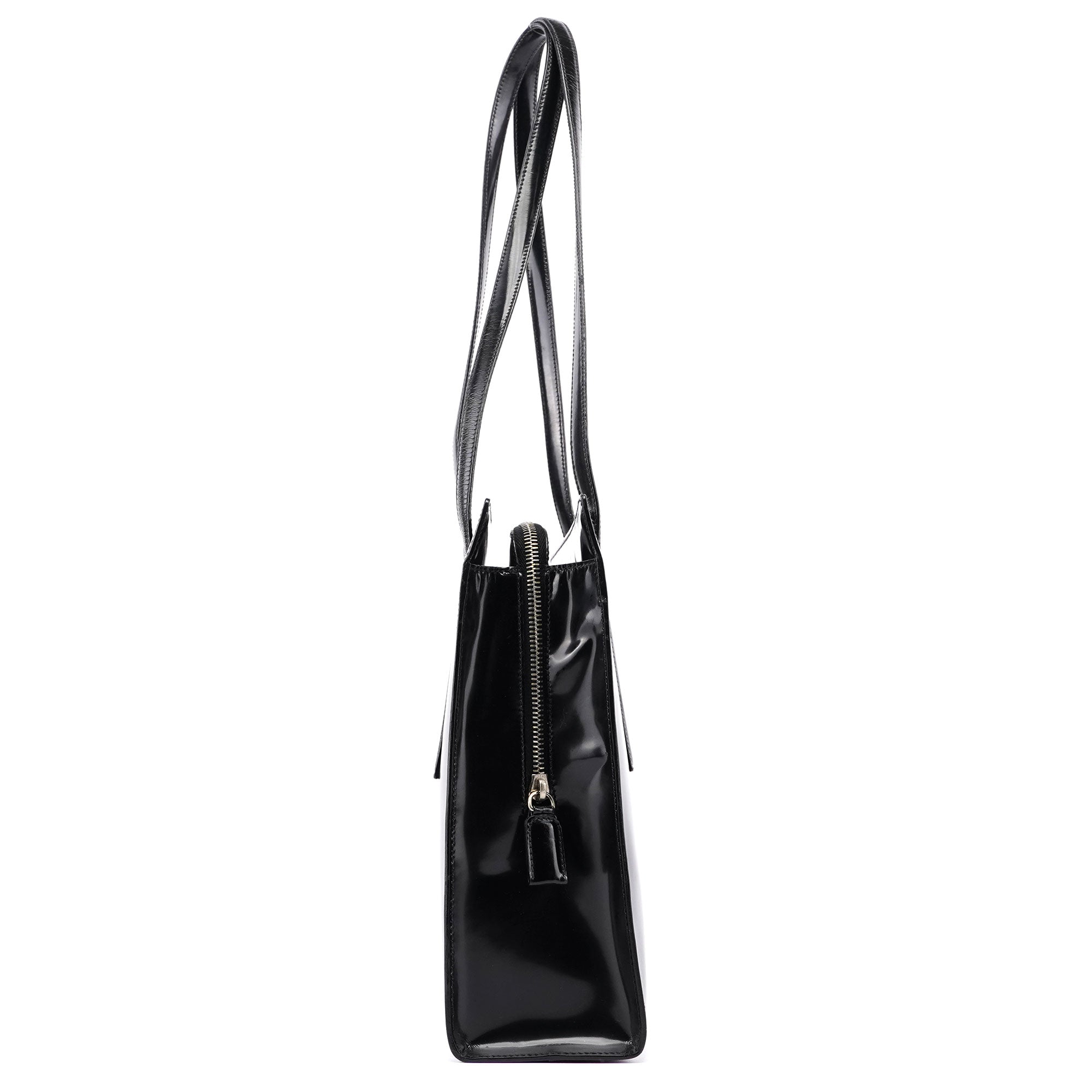 1995 Black Spazzolato Tote Bag