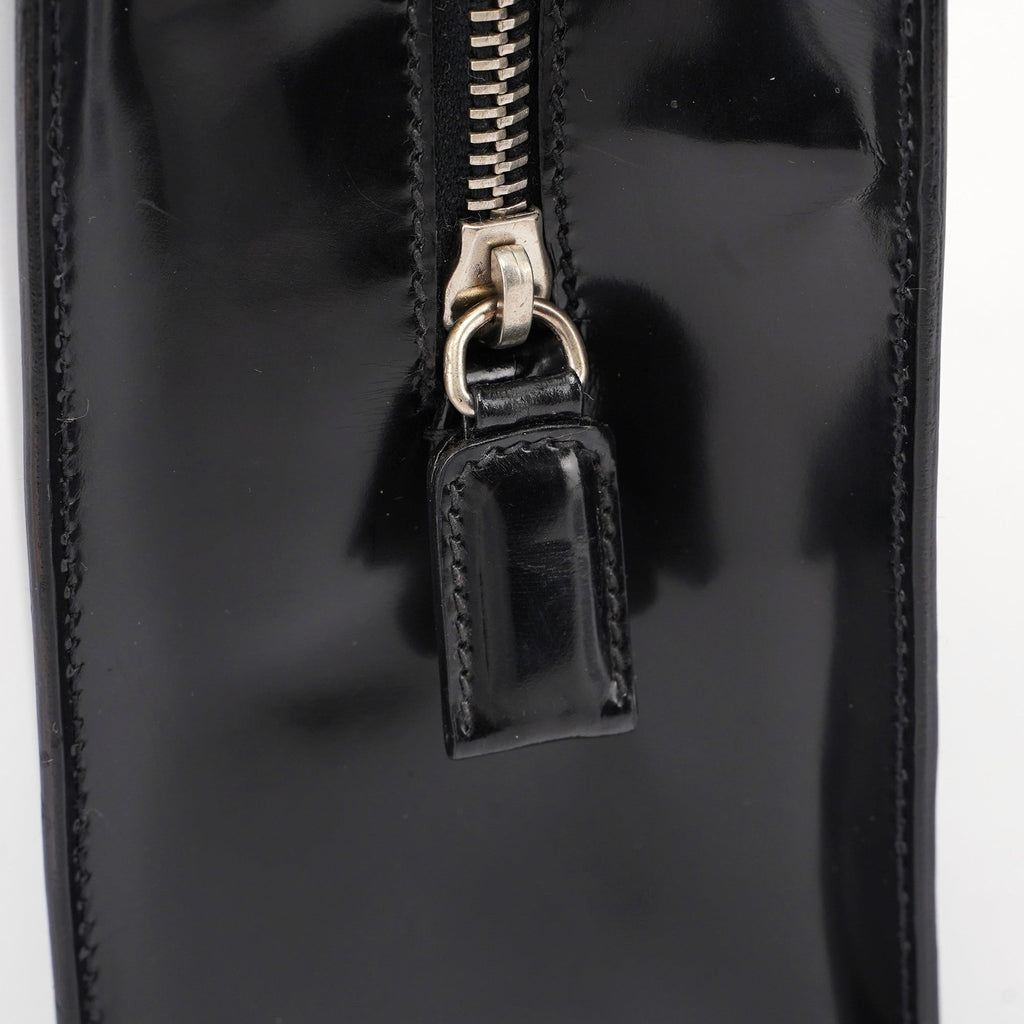 1995 Black Spazzolato Tote Bag