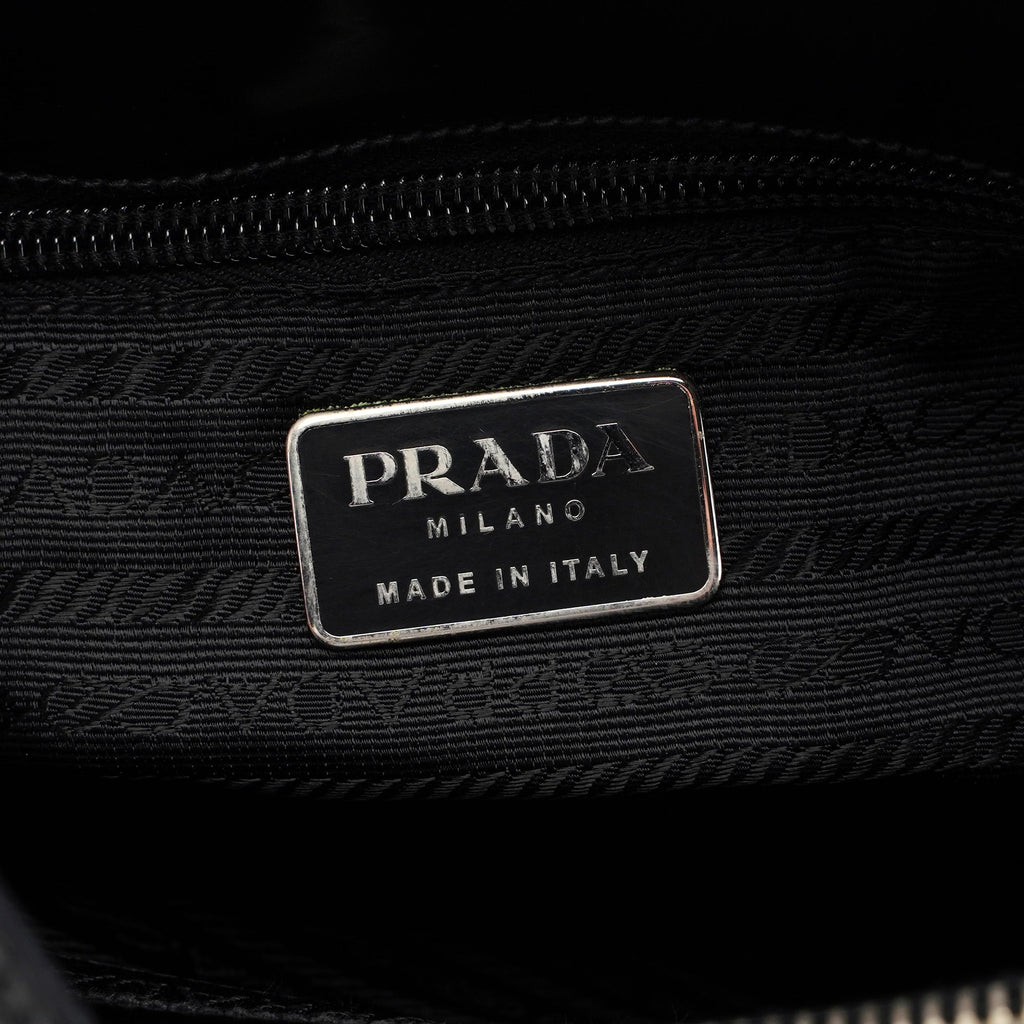 1995 Black Spazzolato Tote Bag
