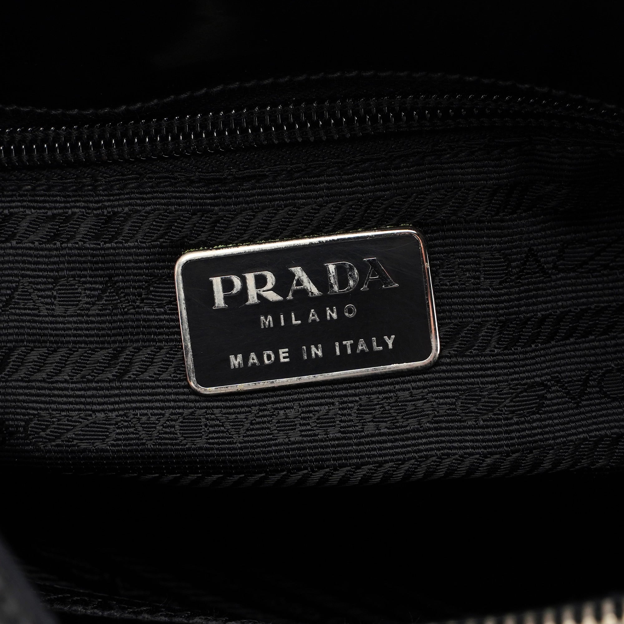 1995 Black Spazzolato Tote Bag