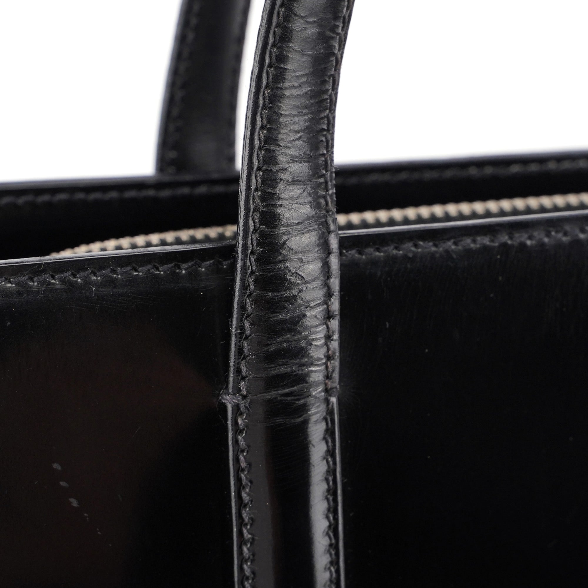 1995 Black Spazzolato Tote Bag