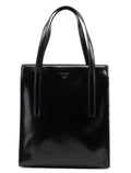 1995 Black Spazzolato Tote Bag