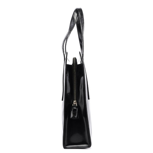 1995 Black Spazzolato Tote Bag