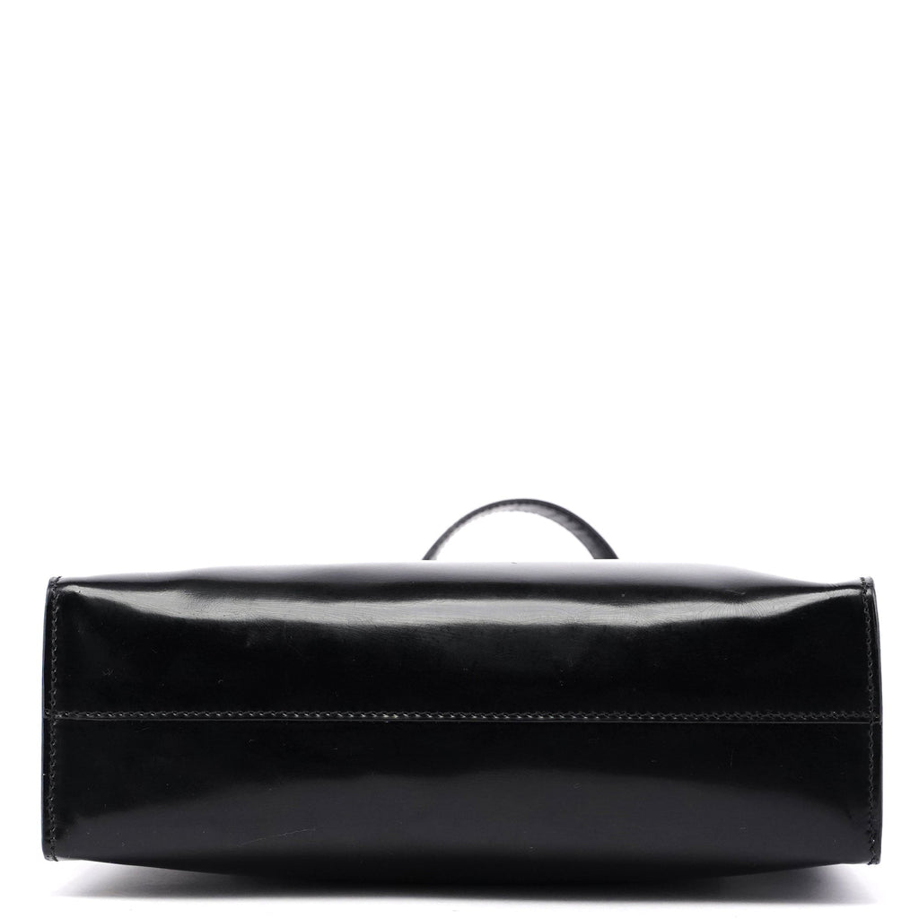 1995 Black Spazzolato Tote Bag