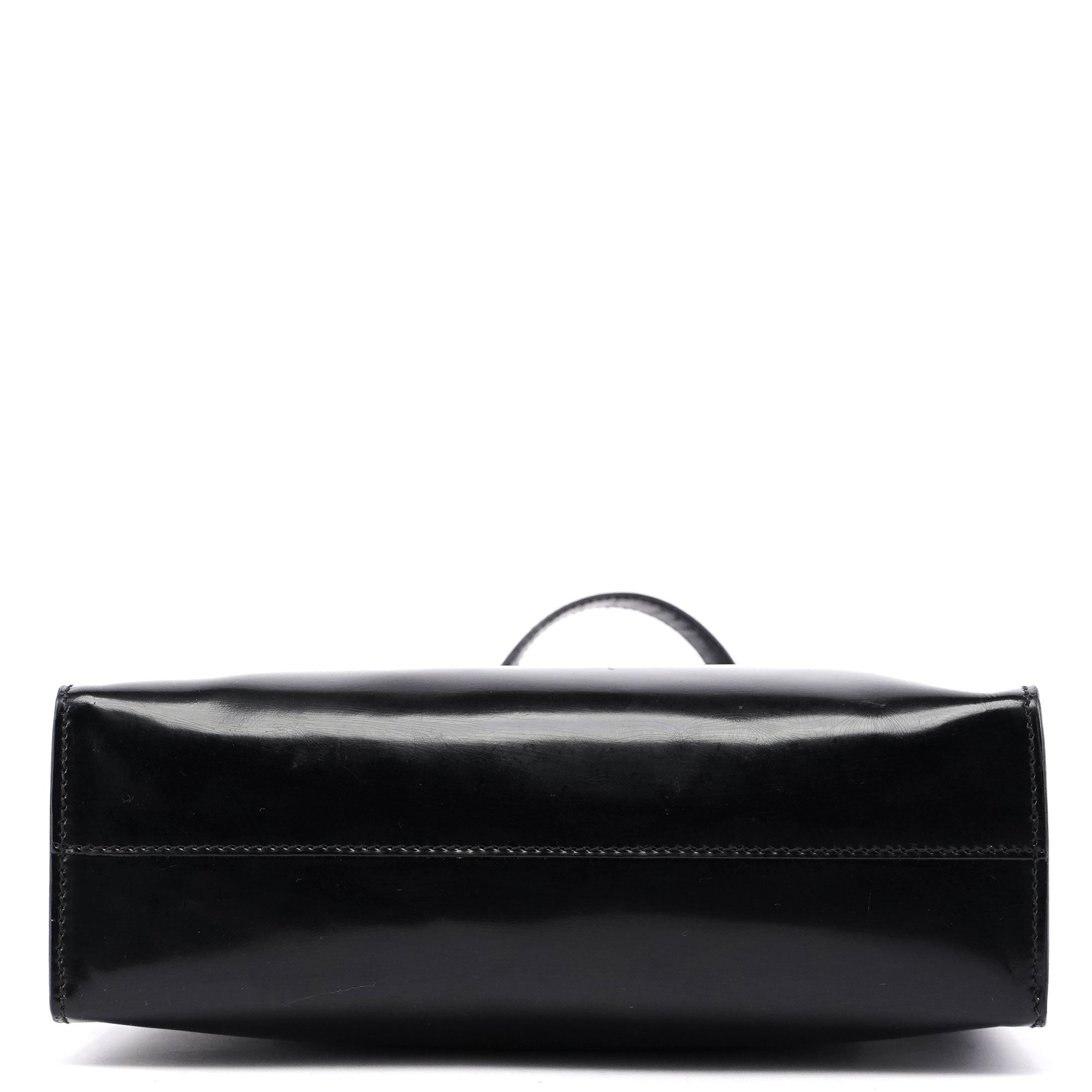 1995 Black Spazzolato Tote Bag