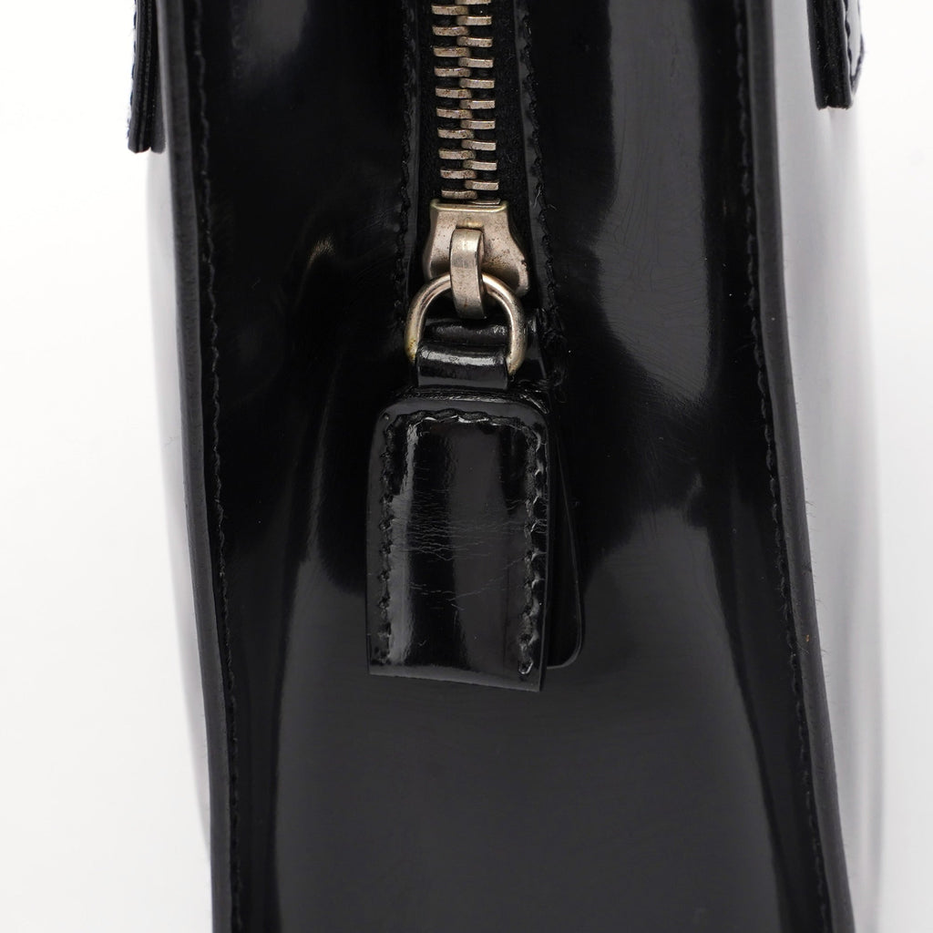 1995 Black Spazzolato Tote Bag