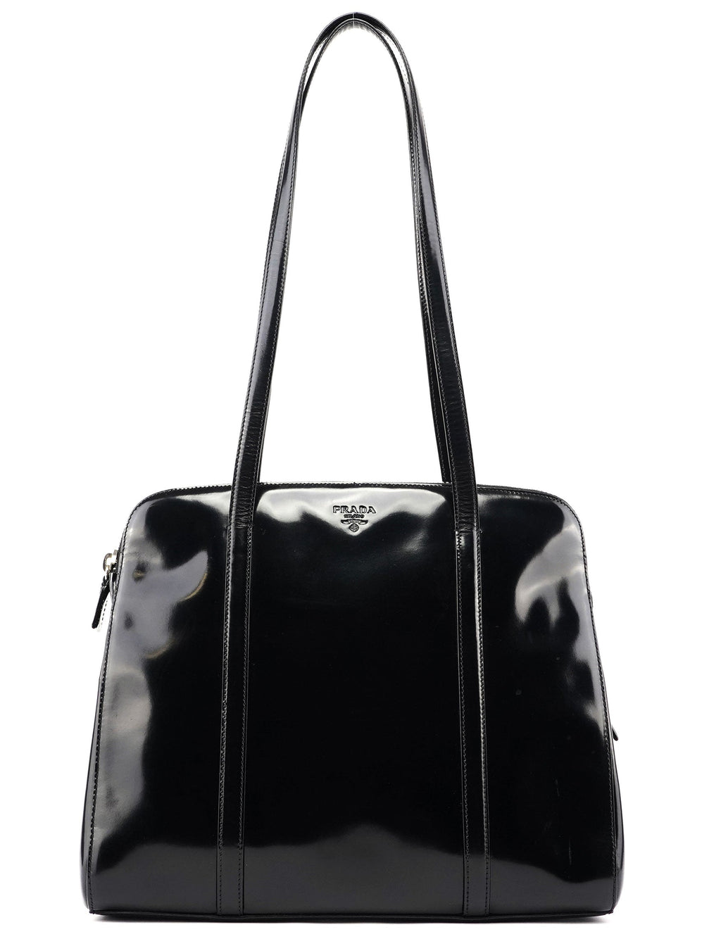 1995 Black Spazzolato Tote Bag