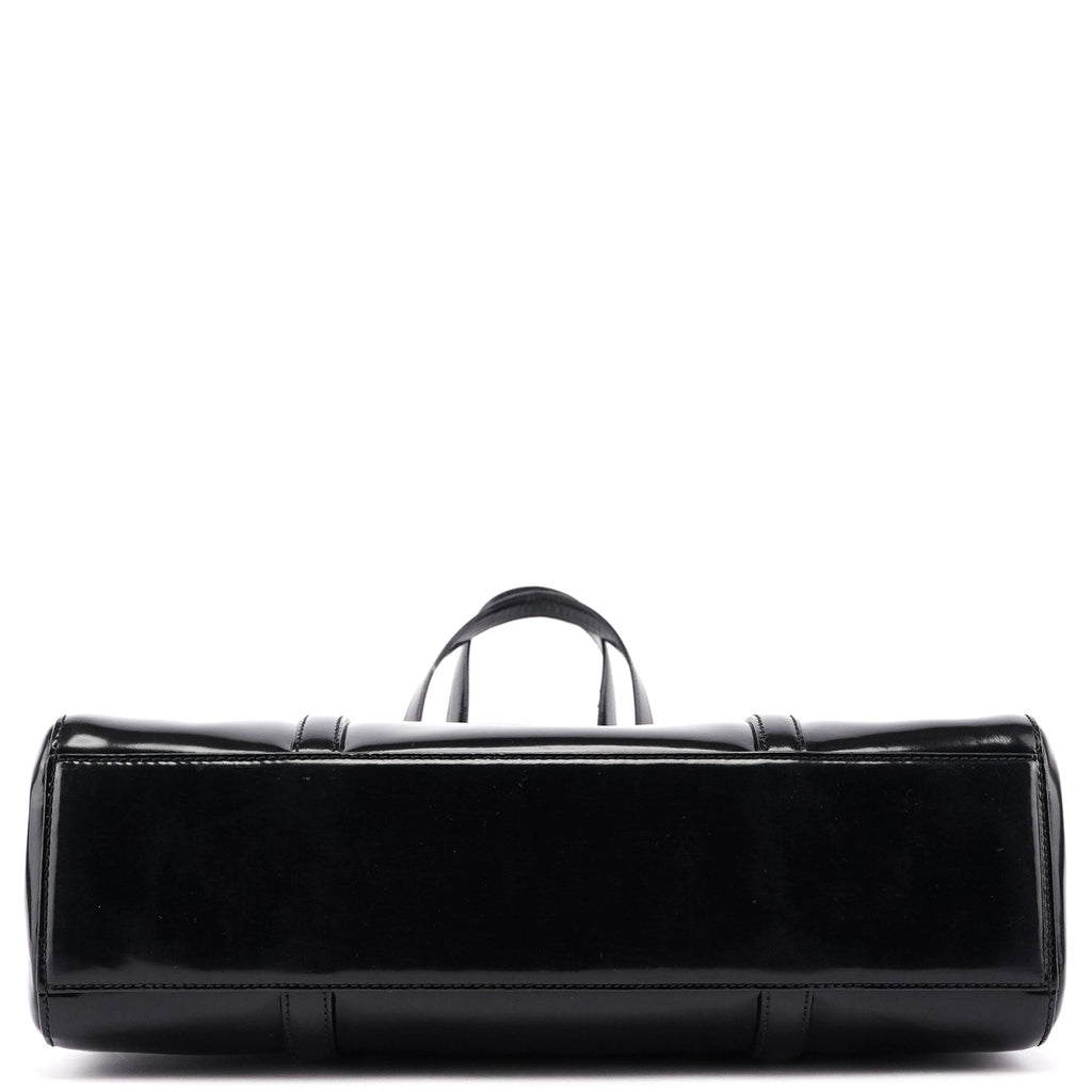 1995 Black Spazzolato Tote Bag