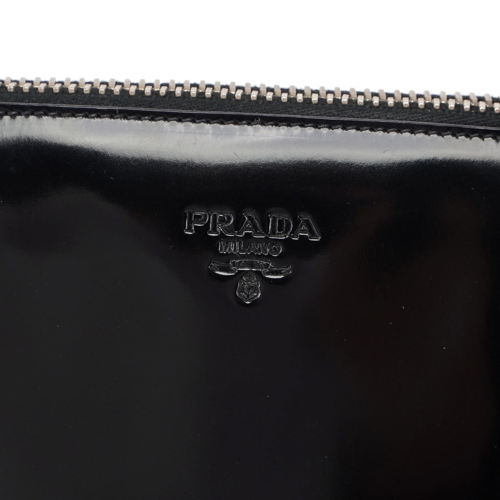 1995 Black Spazzolato Tote Bag
