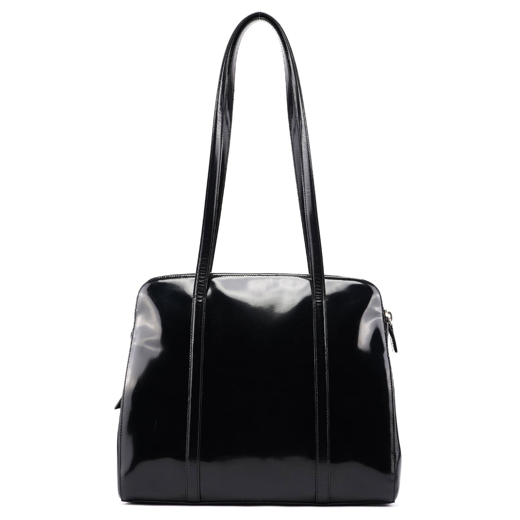 1995 Black Spazzolato Tote Bag