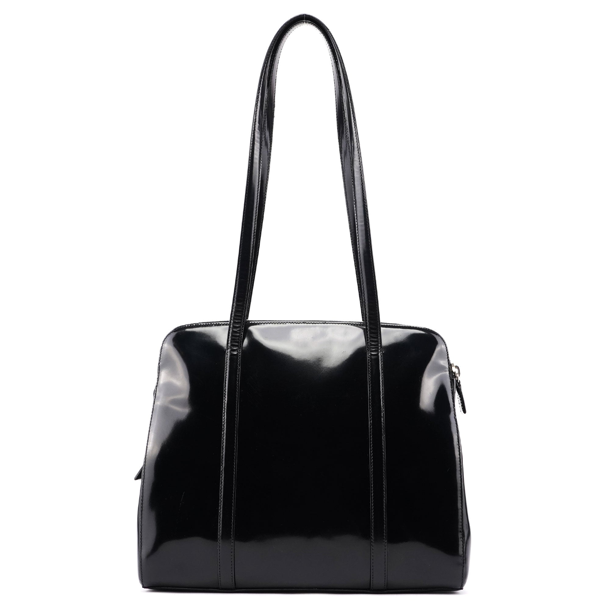 1995 Black Spazzolato Tote Bag