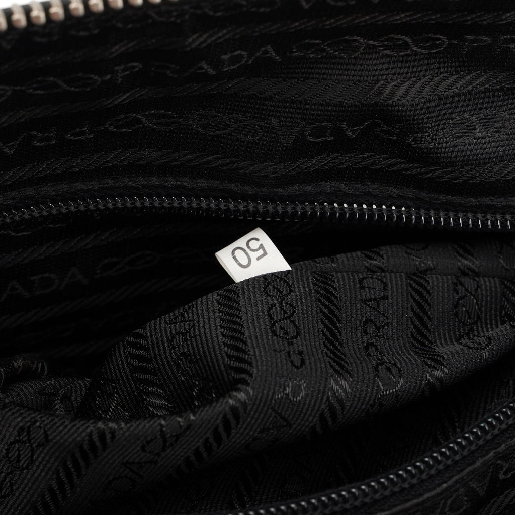 1995 Black Spazzolato Tote Bag