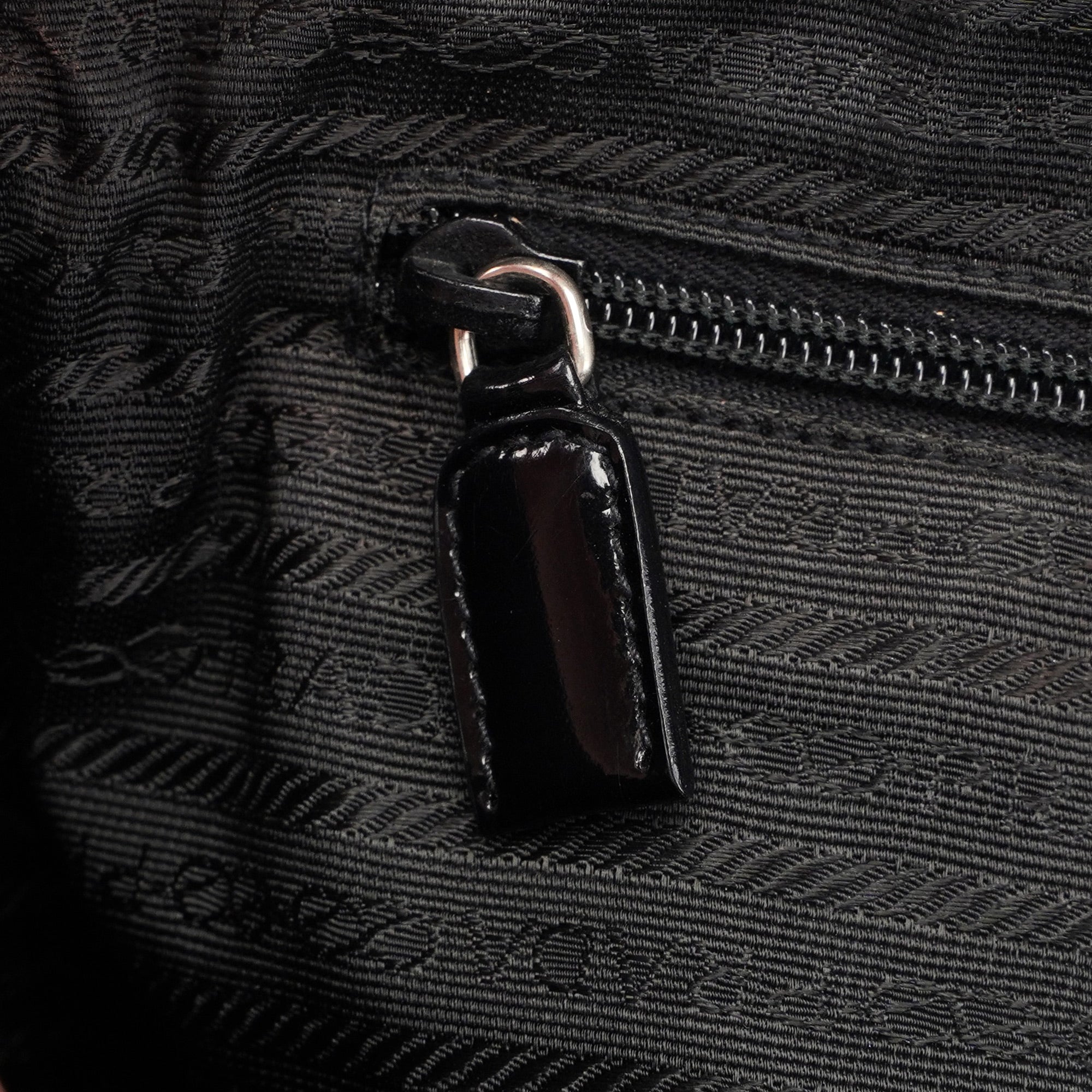 1995 Black Spazzolato Tote Bag