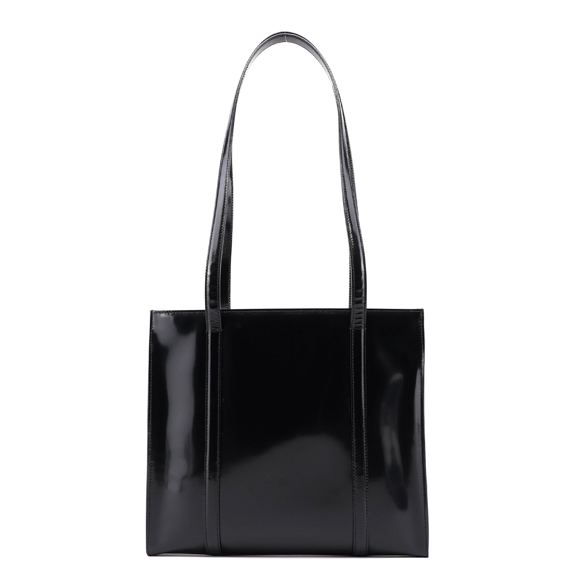 1995 Black Spazzolato Tote Bag
