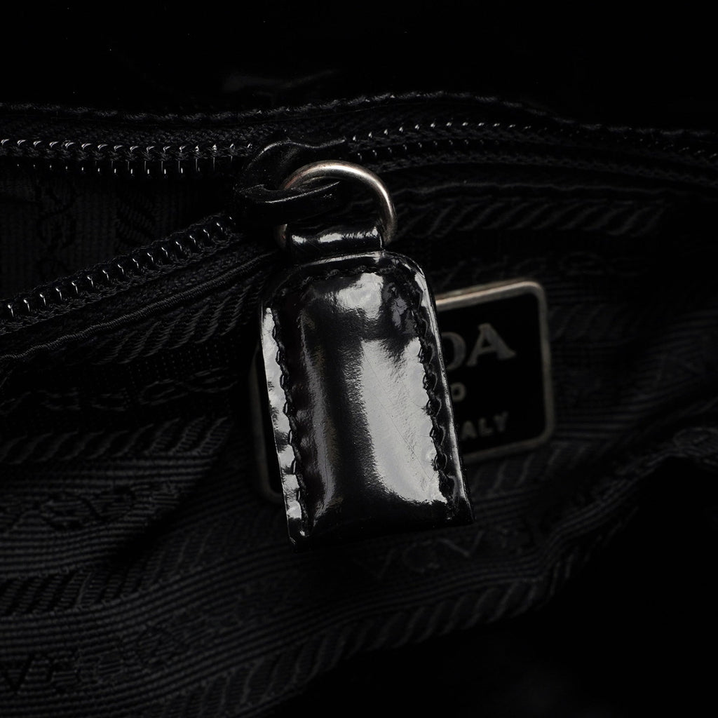 1995 Black Spazzolato Tote Bag