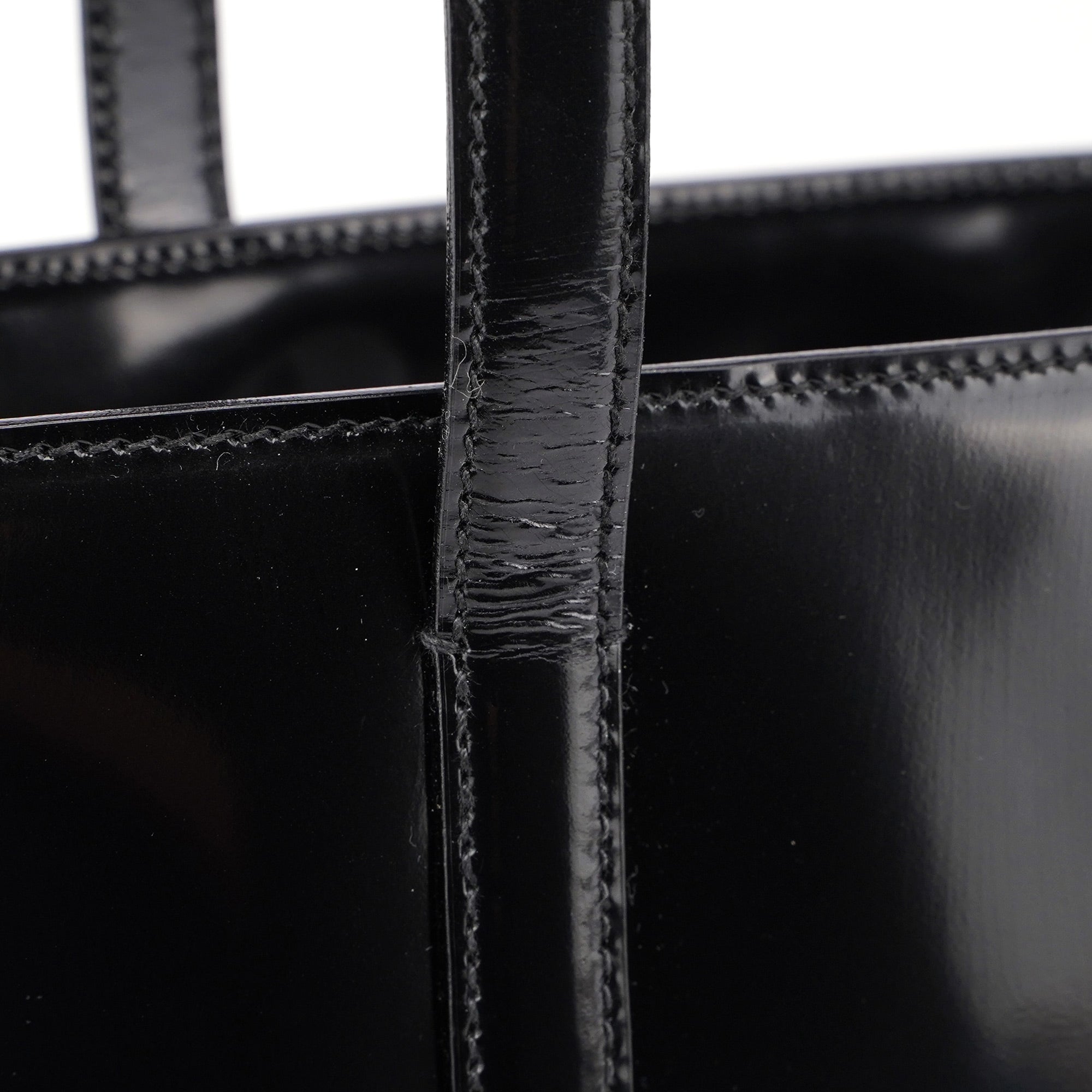 1995 Black Spazzolato Tote Bag