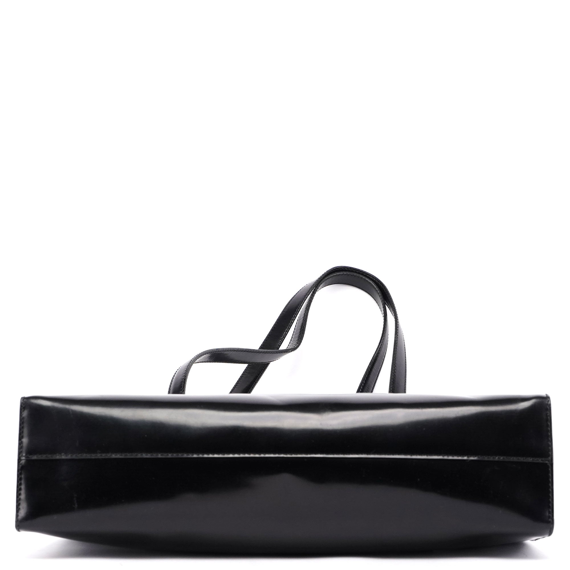 1995 Black Spazzolato Tote Bag