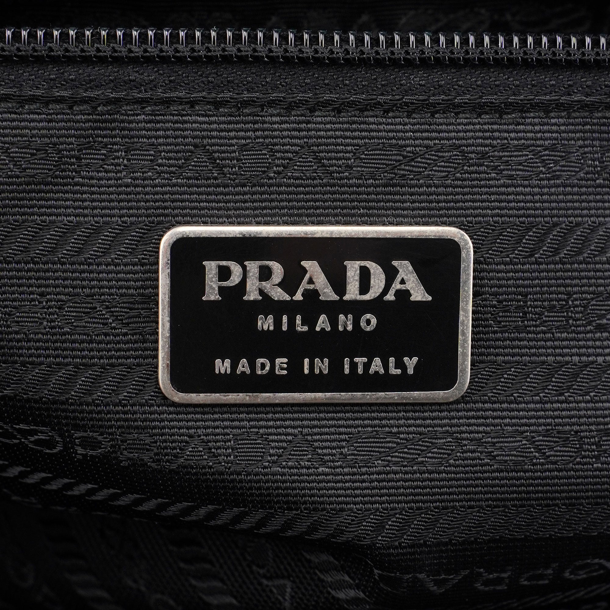1995 Black Spazzolato Tote Bag