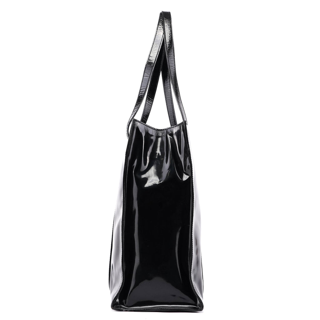 1995 Black Spazzolato Tote Bag