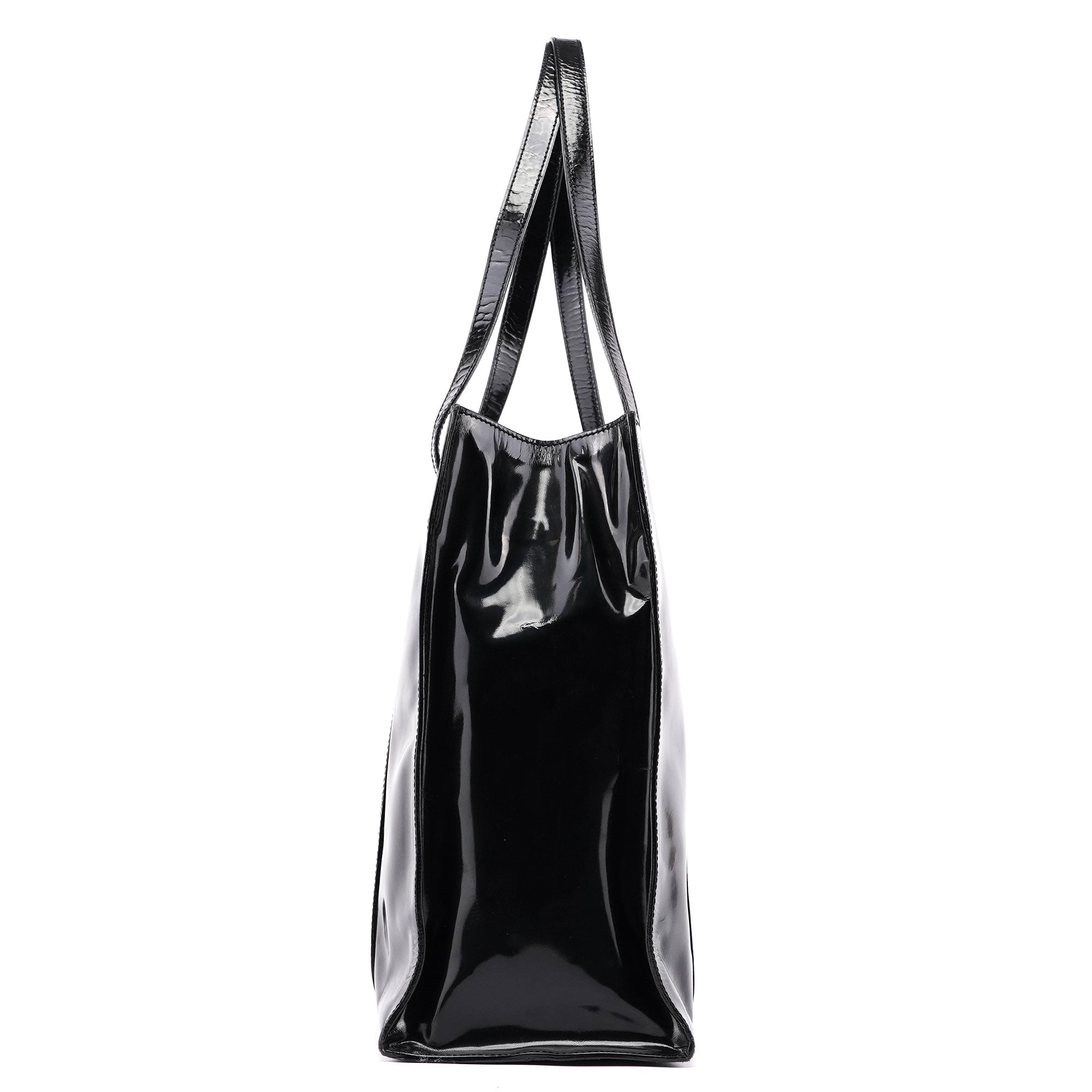 1995 Black Spazzolato Tote Bag