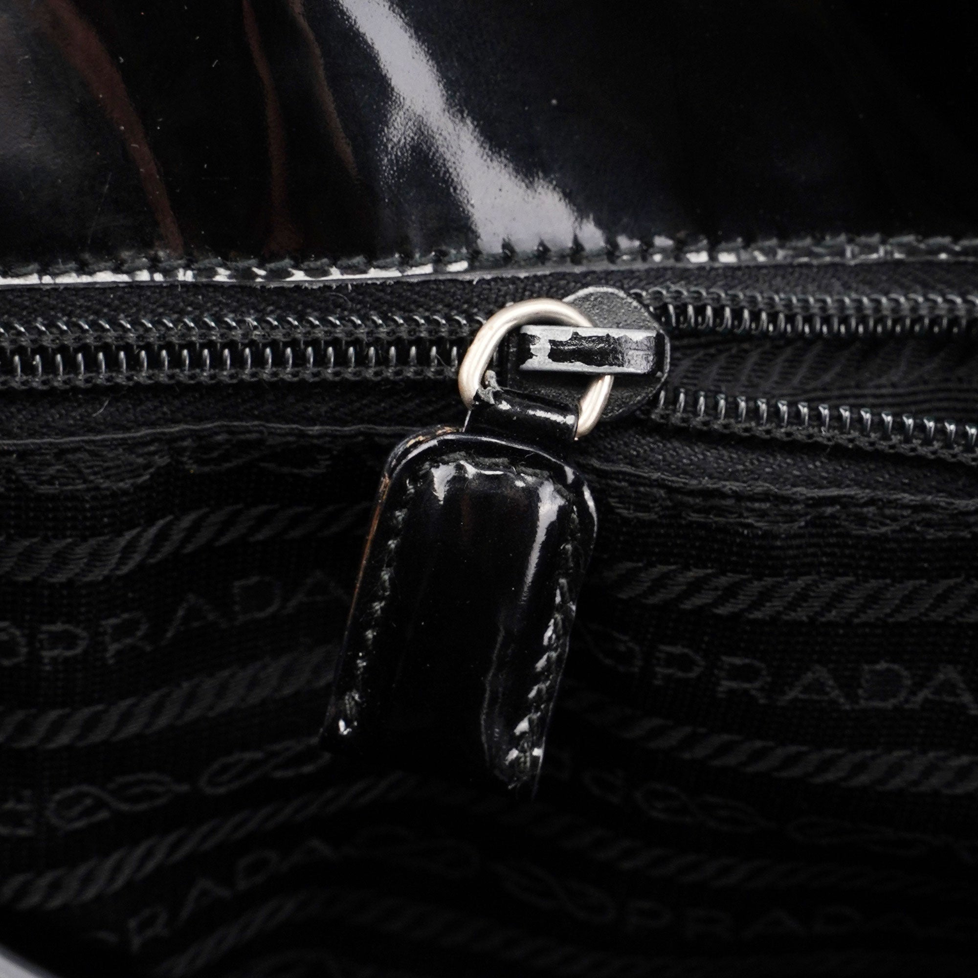 1995 Black Spazzolato Tote Bag