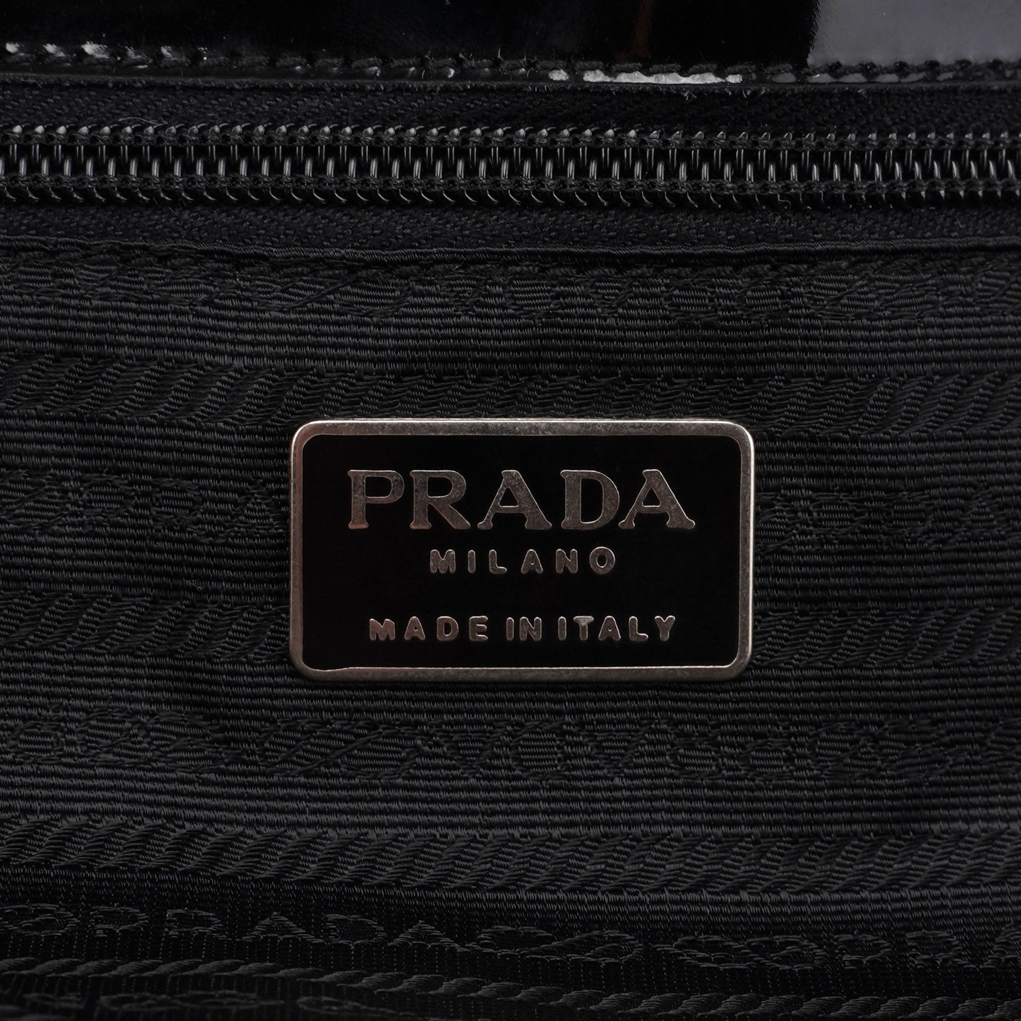 1995 Black Spazzolato Tote Bag