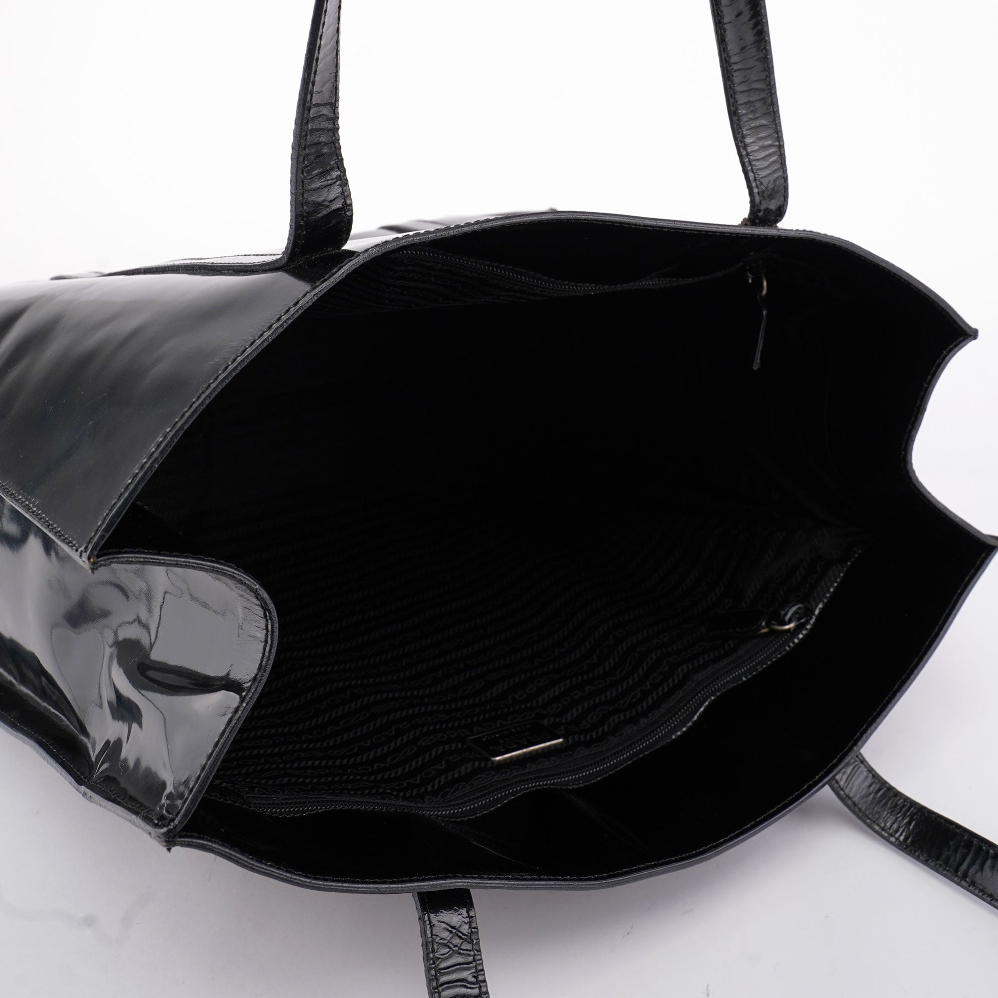 1995 Black Spazzolato Tote Bag