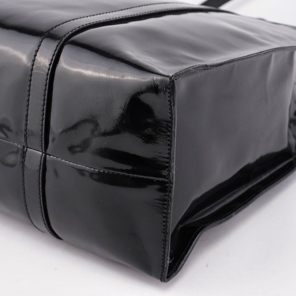 1995 Black Spazzolato Tote Bag