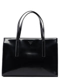 1995 Black Spazzolato Tote Bag