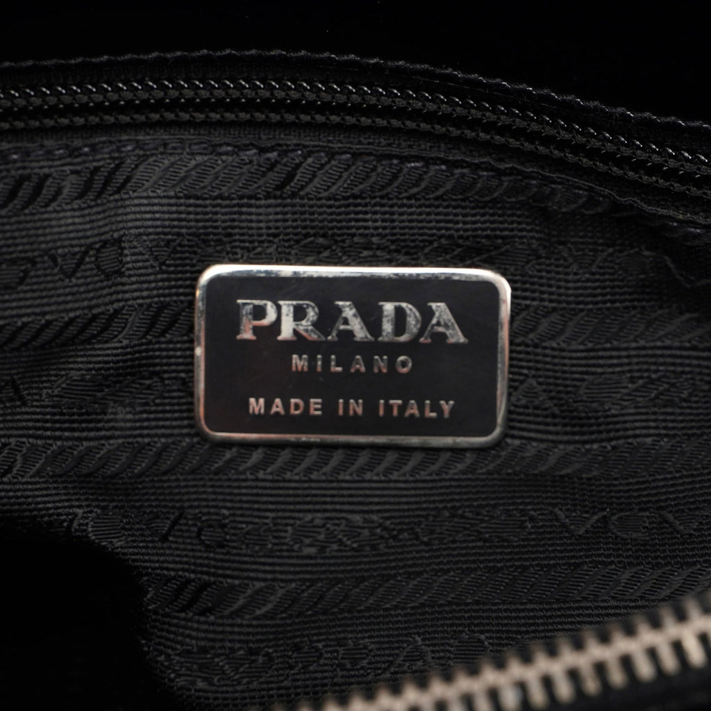 1995 Black Spazzolato Tote Bag