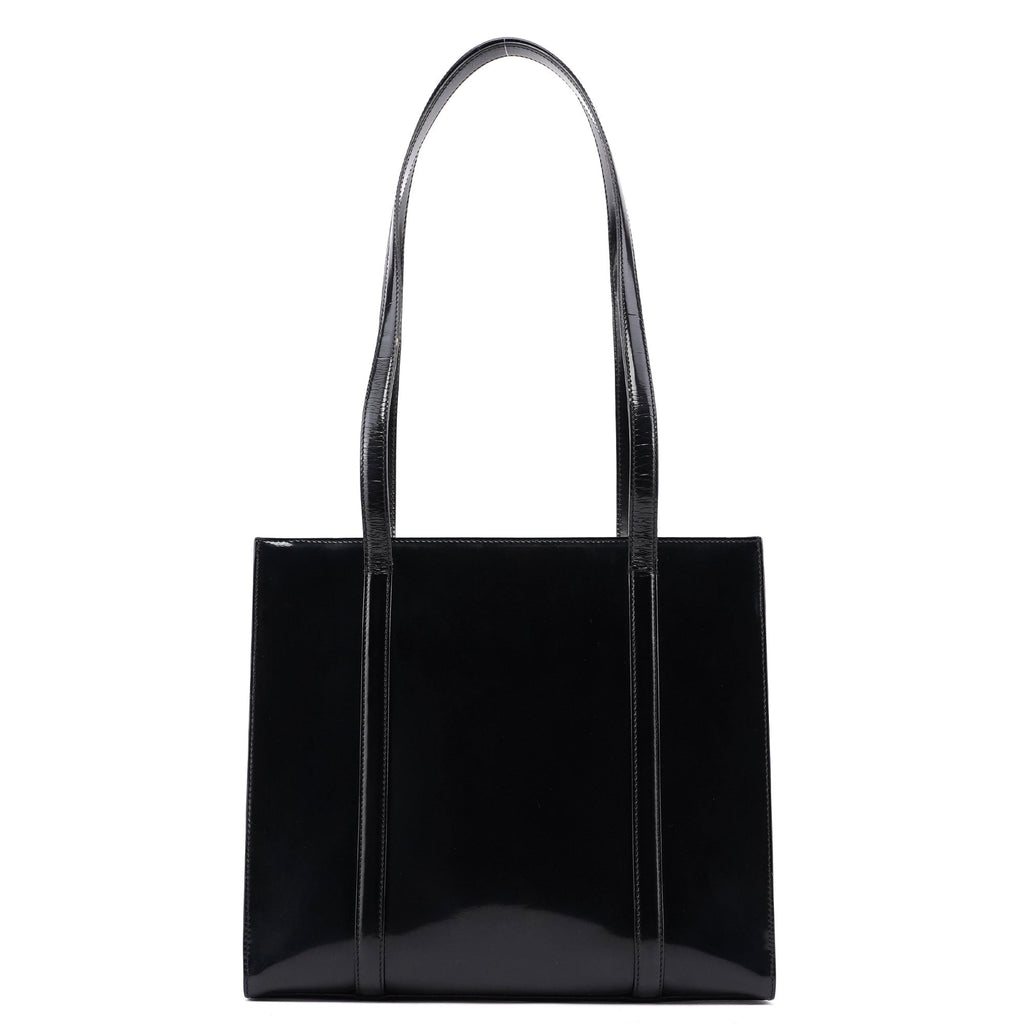 1995 Black Spazzolato Tote Bag