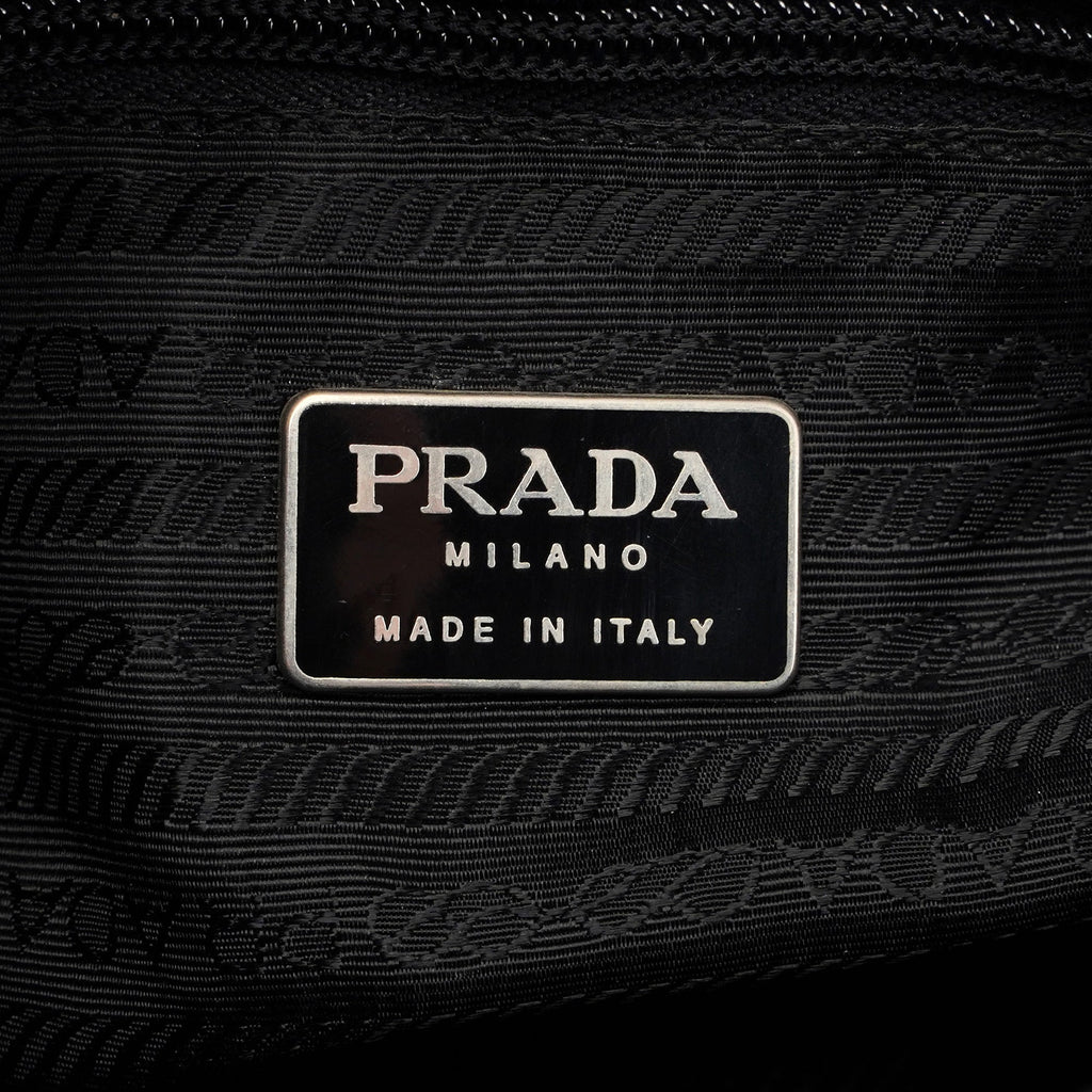 1995 Black Spazzolato Tote Bag