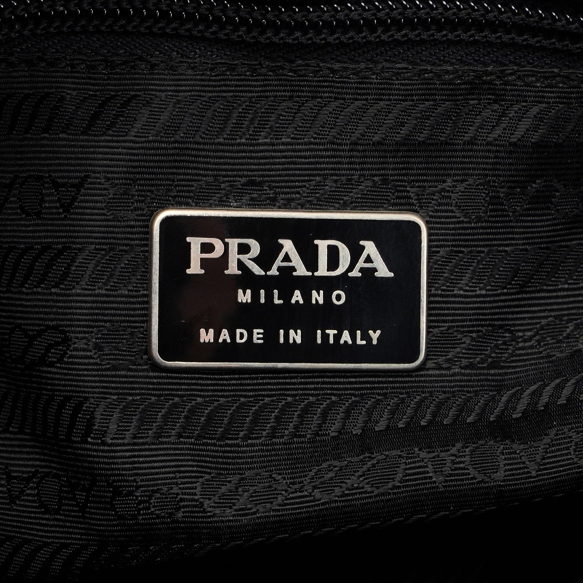 1995 Black Spazzolato Tote Bag