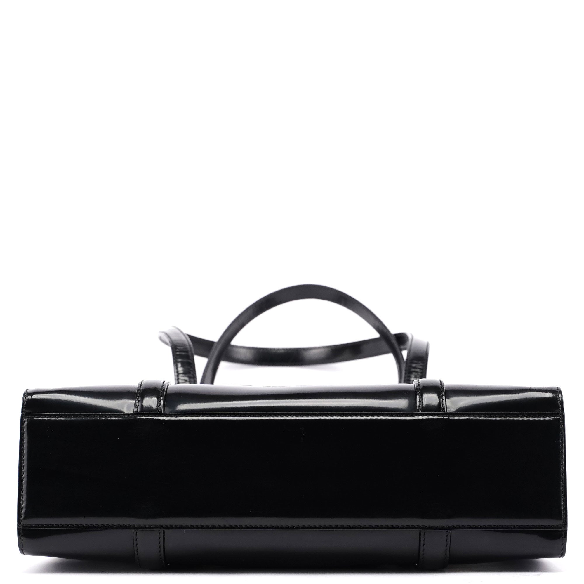 1995 Black Spazzolato Tote Bag