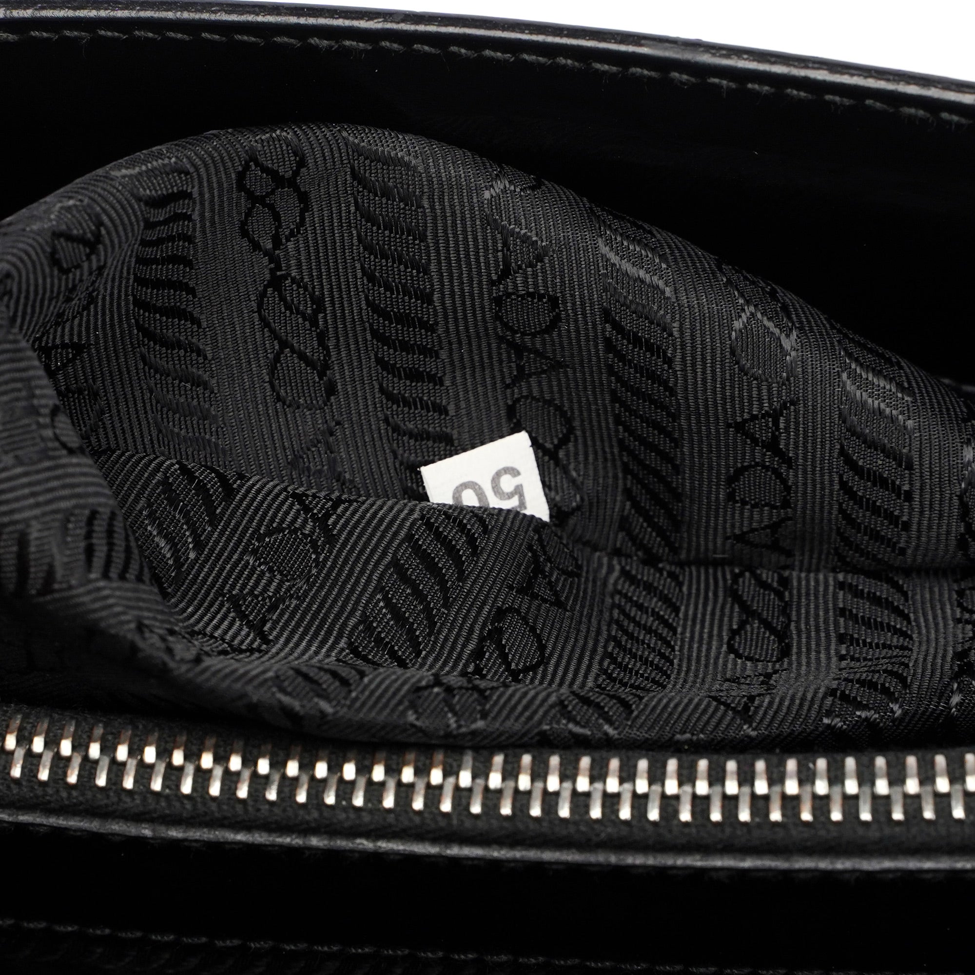 1995 Black Spazzolato Tote Bag
