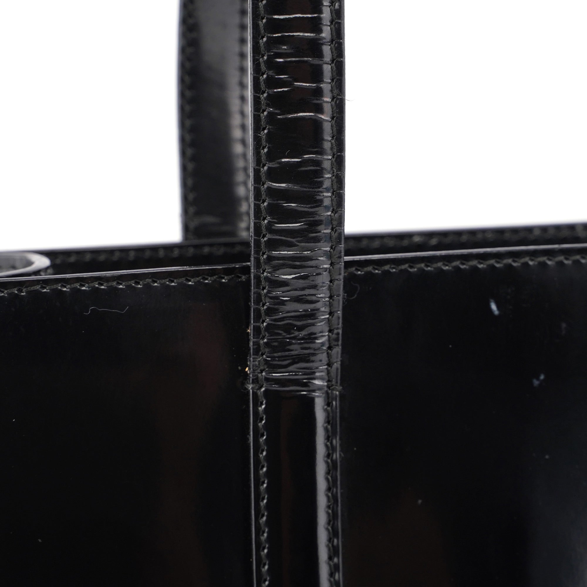 1995 Black Spazzolato Tote Bag