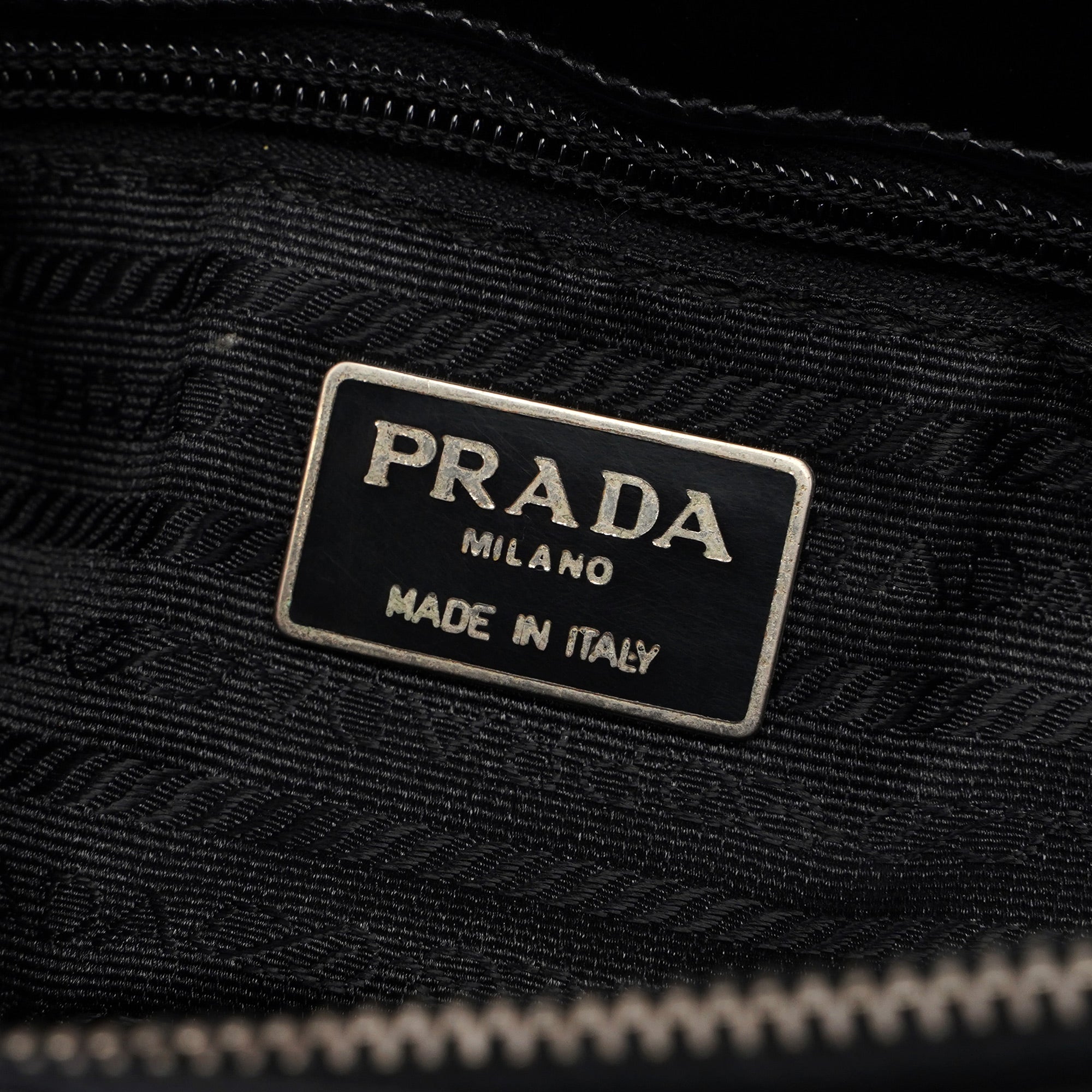 1995 Black Spazzolato Tote Bag
