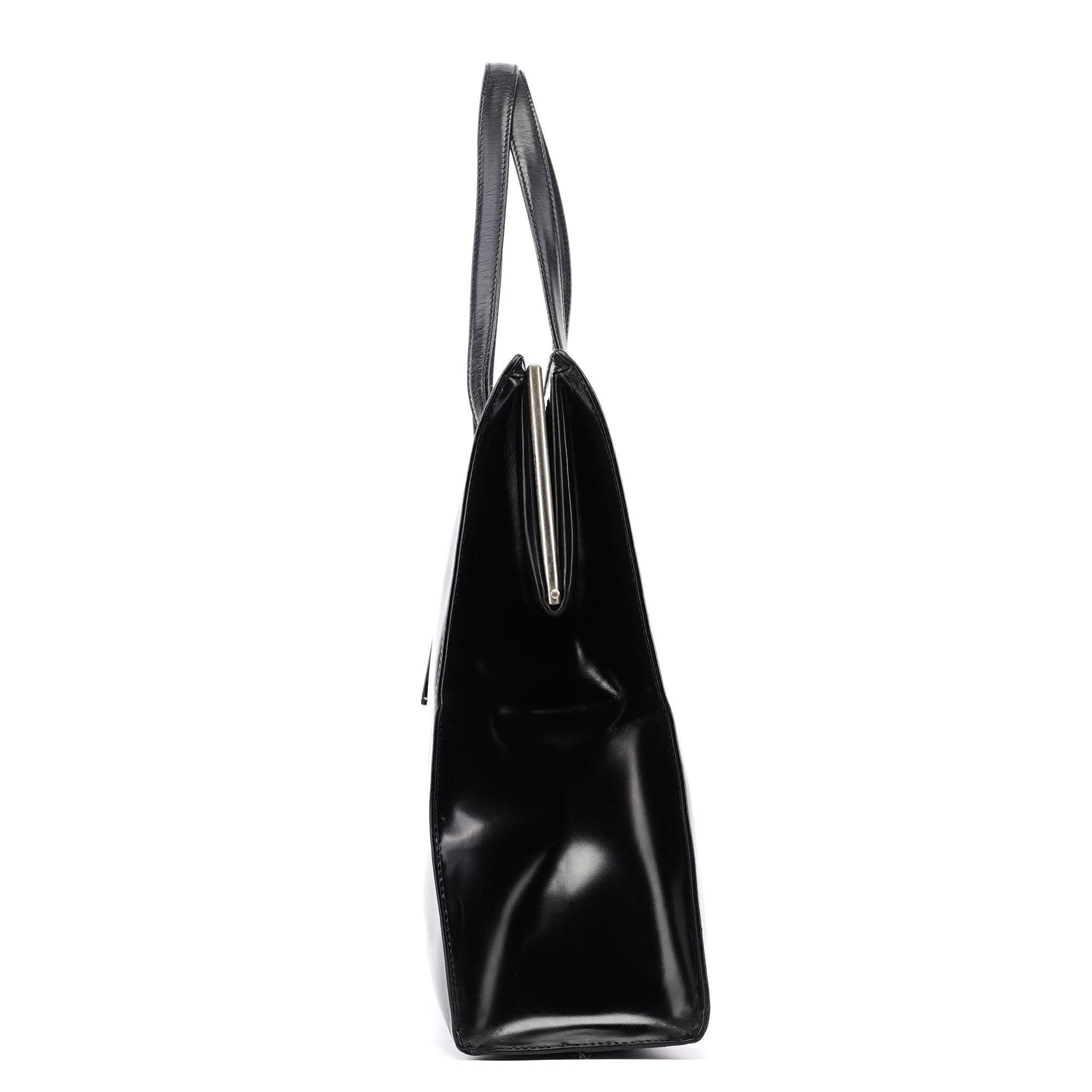 1995 Black Spazzolato Tote Bag