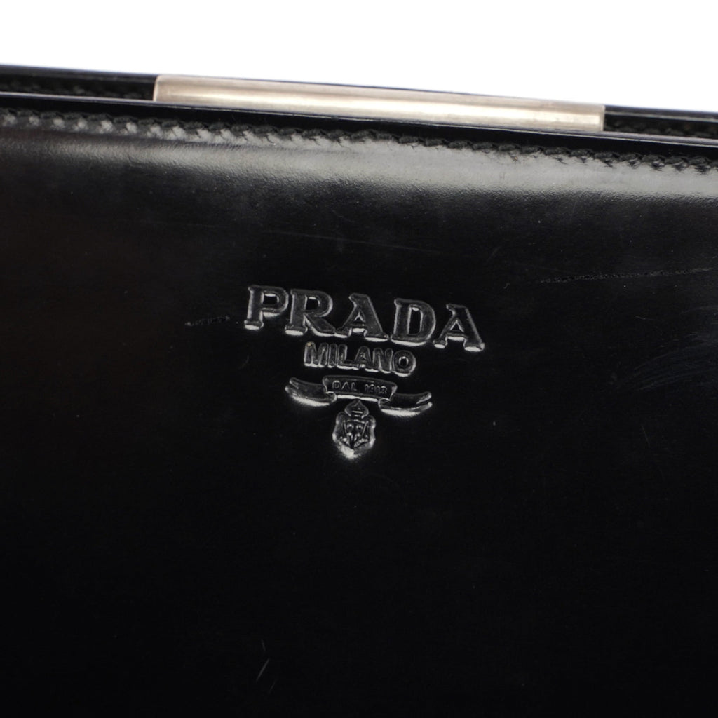 1995 Black Spazzolato Tote Bag