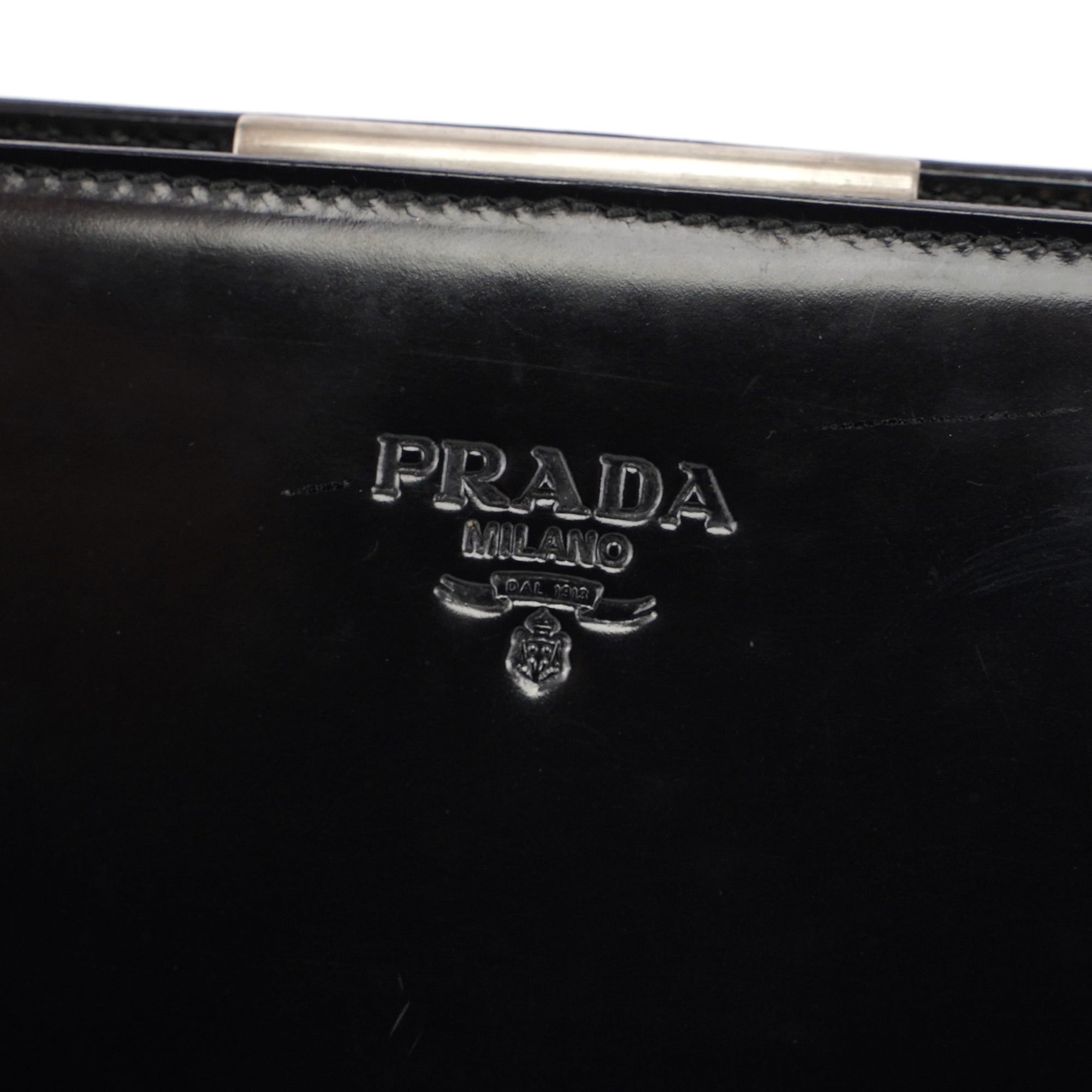 1995 Black Spazzolato Tote Bag