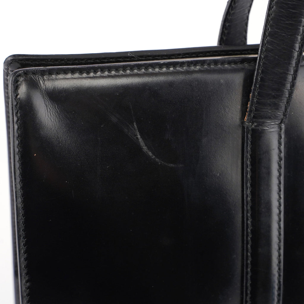 1995 Black Spazzolato Tote Bag
