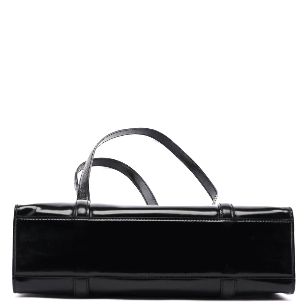 1995 Black Spazzolato Tote Bag